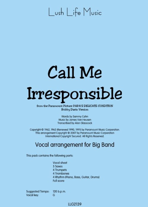 CALL ME IRRESPONSIBLE (Vocal)